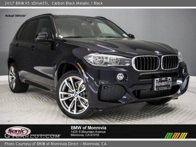 2017 BMW X5 sDrive35i in Carbon Black Metallic