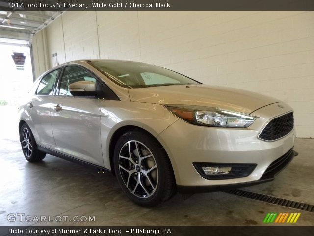2017 Ford Focus SEL Sedan in White Gold