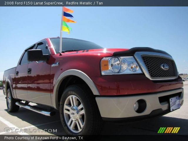 2008 Ford F150 Lariat SuperCrew in Redfire Metallic