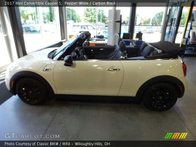 2017 Mini Convertible Cooper S in Pepper White