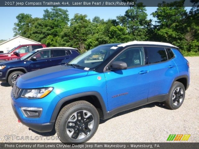 2017 Jeep Compass Trailhawk 4x4 in Laser Blue Pearl