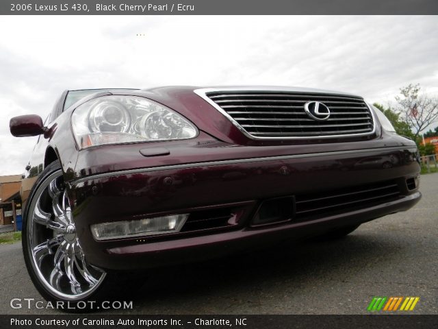 2006 Lexus LS 430 in Black Cherry Pearl