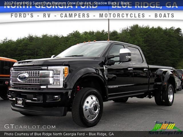 2017 Ford F450 Super Duty Platinum Crew Cab 4x4 in Shadow Black