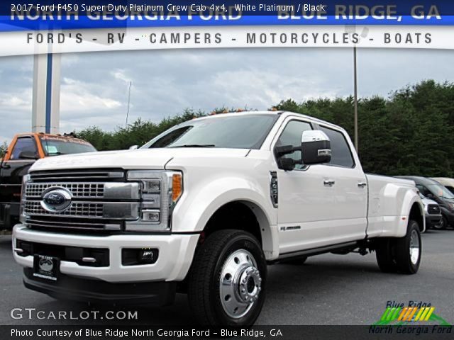 2017 Ford F450 Super Duty Platinum Crew Cab 4x4 in White Platinum