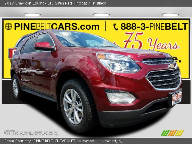 2017 Chevrolet Equinox LT in Siren Red Tintcoat