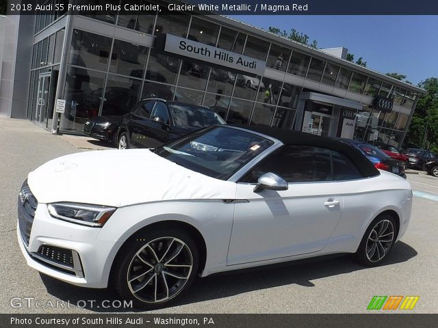 2018 Audi S5 Premium Plus Cabriolet in Glacier White Metallic