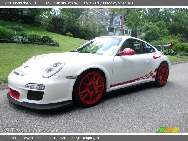 2010 Porsche 911 GT3 RS in Carrara White/Guards Red