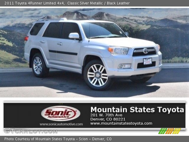 2011 Toyota 4Runner Limited 4x4 in Classic Silver Metallic