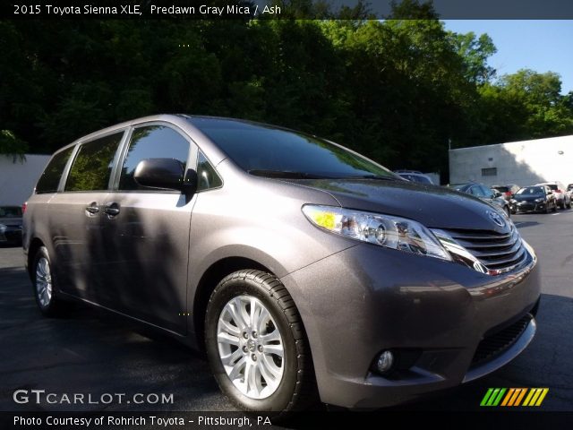 2015 Toyota Sienna XLE in Predawn Gray Mica