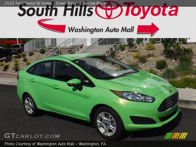 2015 Ford Fiesta SE Sedan in Green Envy