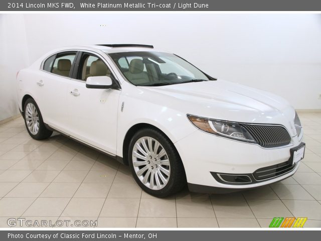 2014 Lincoln MKS FWD in White Platinum Metallic Tri-coat