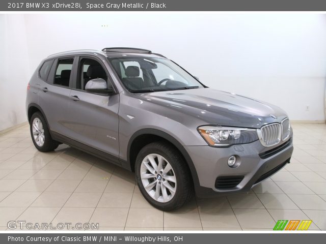 2017 BMW X3 xDrive28i in Space Gray Metallic