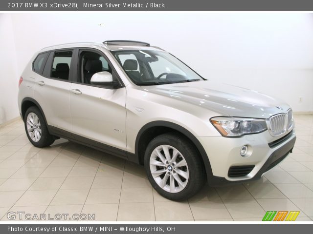 2017 BMW X3 xDrive28i in Mineral Silver Metallic