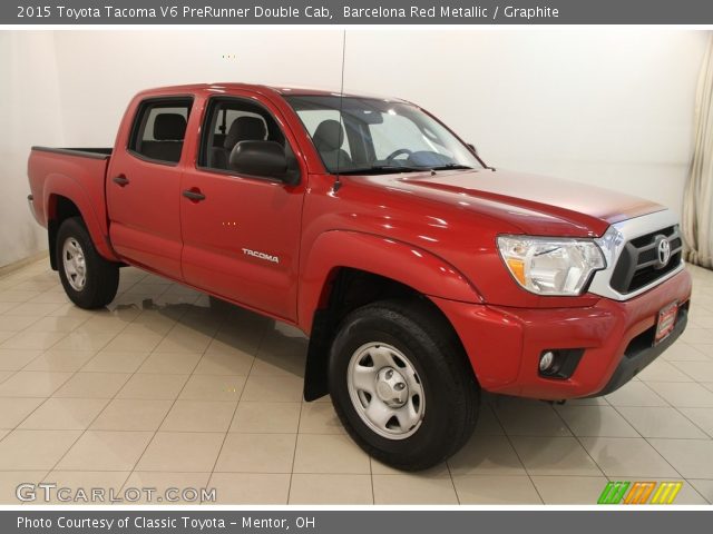 2015 Toyota Tacoma V6 PreRunner Double Cab in Barcelona Red Metallic