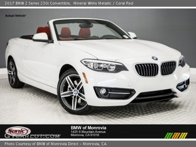 2017 BMW 2 Series 230i Convertible in Mineral White Metallic