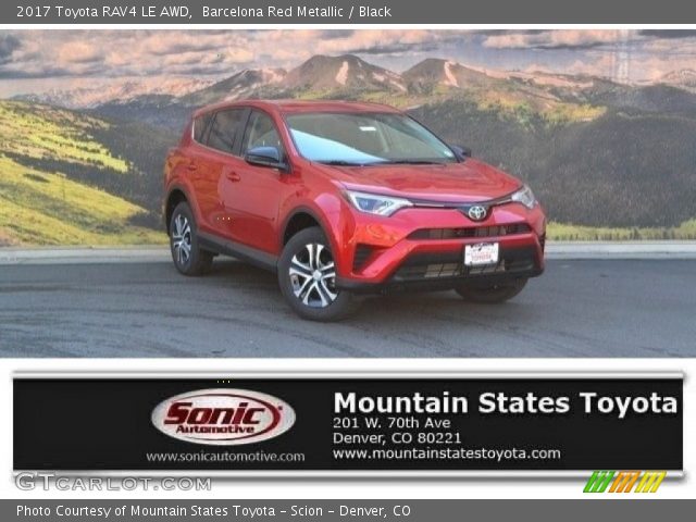 2017 Toyota RAV4 LE AWD in Barcelona Red Metallic