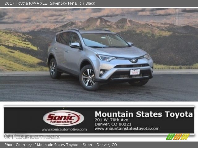 2017 Toyota RAV4 XLE in Silver Sky Metallic