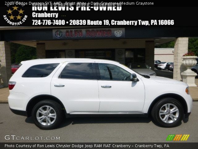 2013 Dodge Durango SXT AWD in Bright White