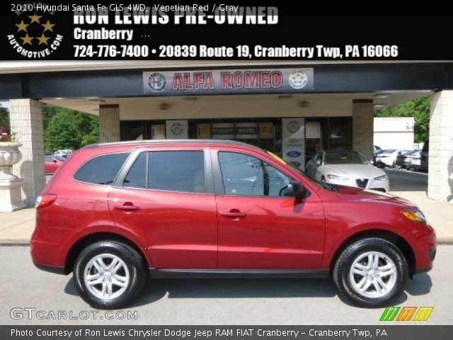 2010 Hyundai Santa Fe GLS 4WD in Venetian Red