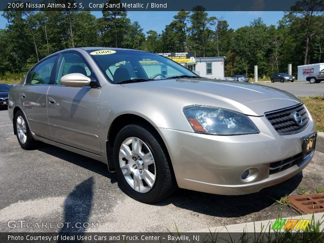 2006 Nissan Altima 2.5 S in Coral Sand Metallic