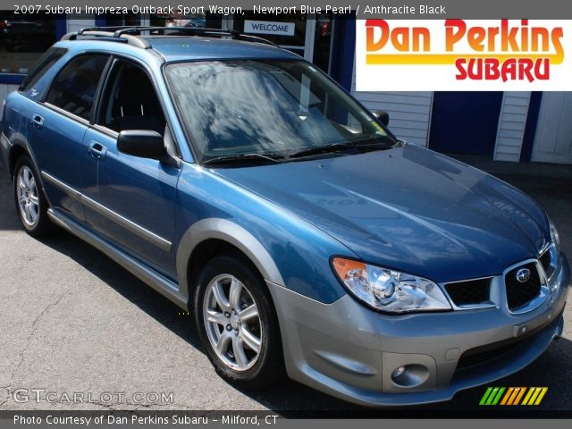 2007 Subaru Impreza Outback Sport Wagon in Newport Blue Pearl