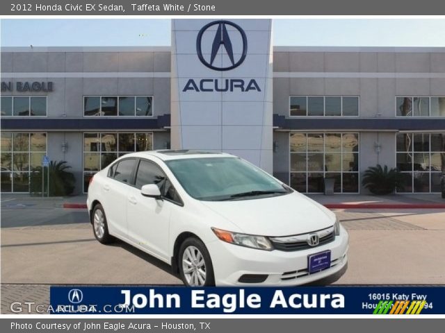 2012 Honda Civic EX Sedan in Taffeta White