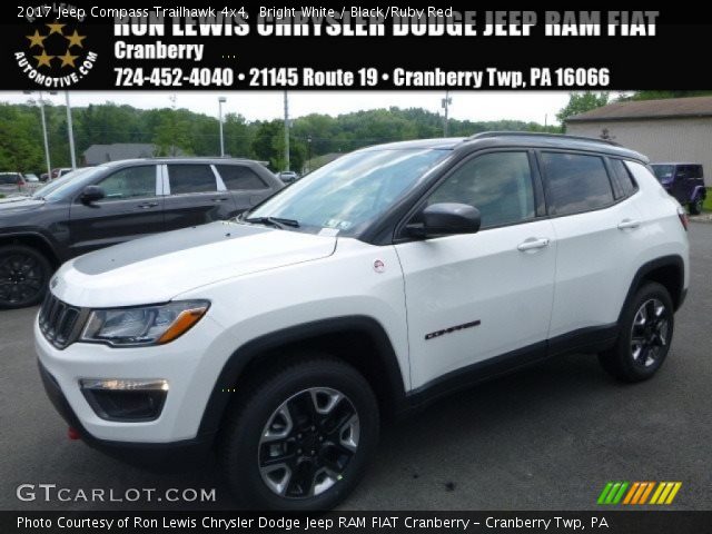 2017 Jeep Compass Trailhawk 4x4 in Bright White