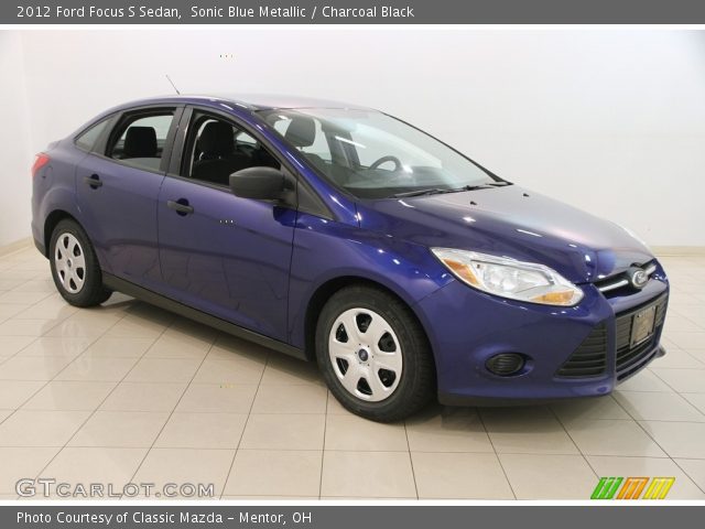 2012 Ford Focus S Sedan in Sonic Blue Metallic