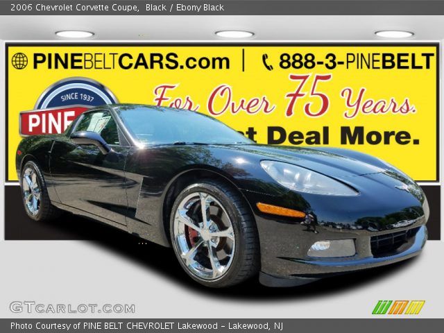 2006 Chevrolet Corvette Coupe in Black