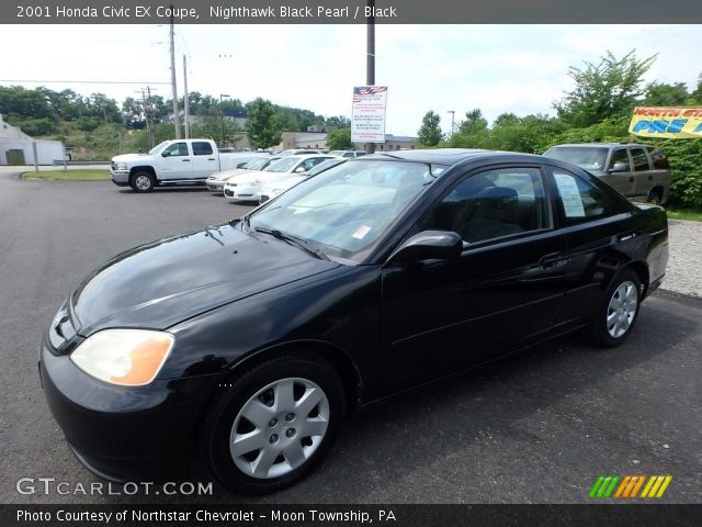 2001 Honda Civic EX Coupe in Nighthawk Black Pearl