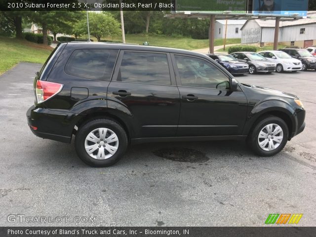 2010 Subaru Forester 2.5 X in Obsidian Black Pearl