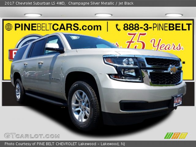 2017 Chevrolet Suburban LS 4WD in Champagne Silver Metallic