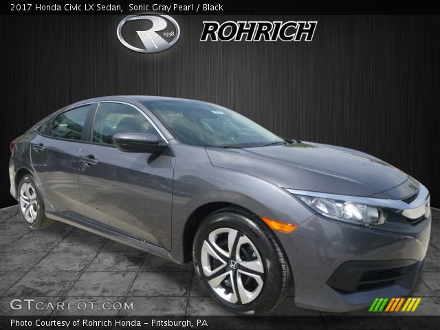 2017 Honda Civic LX Sedan in Sonic Gray Pearl