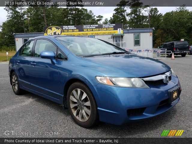 2010 Honda Civic EX Sedan in Atomic Blue Metallic