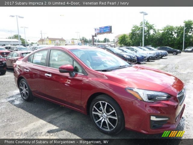 2017 Subaru Impreza 2.0i Limited 4-Door in Venetian Red Pearl