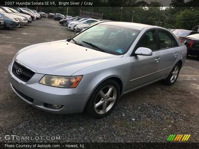 2007 Hyundai Sonata SE V6 in Bright Silver