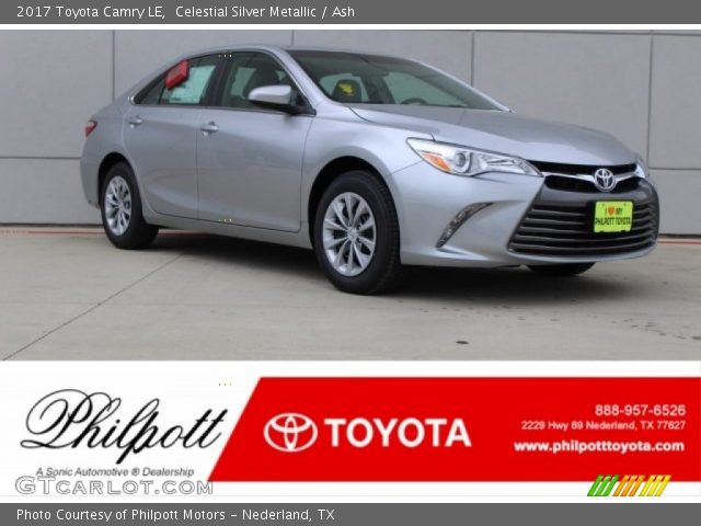 2017 Toyota Camry LE in Celestial Silver Metallic