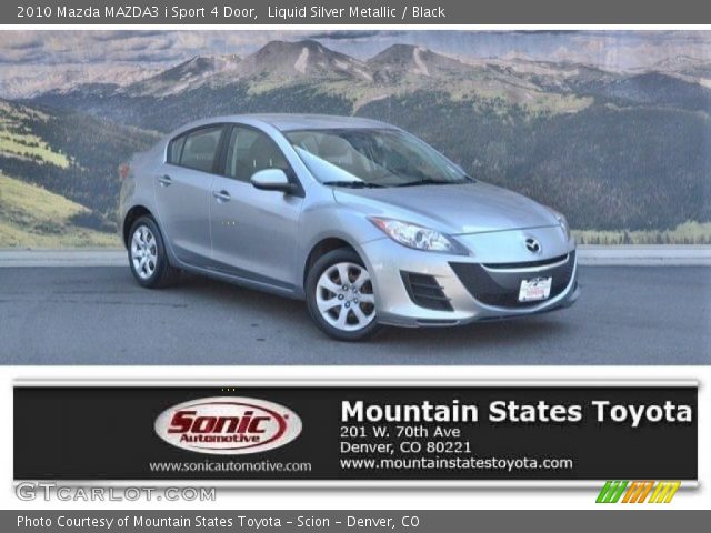 2010 Mazda MAZDA3 i Sport 4 Door in Liquid Silver Metallic