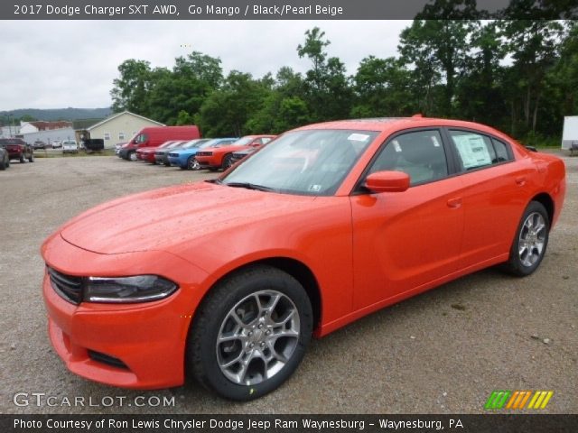 2017 Dodge Charger SXT AWD in Go Mango