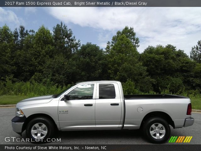 2017 Ram 1500 Express Quad Cab in Bright Silver Metallic