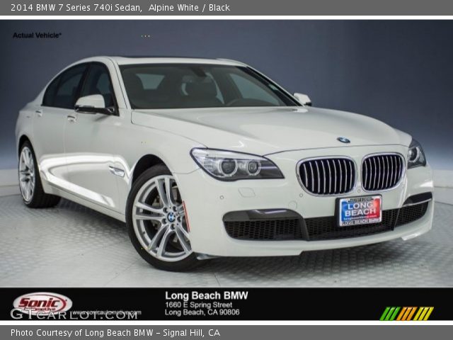 2014 BMW 7 Series 740i Sedan in Alpine White