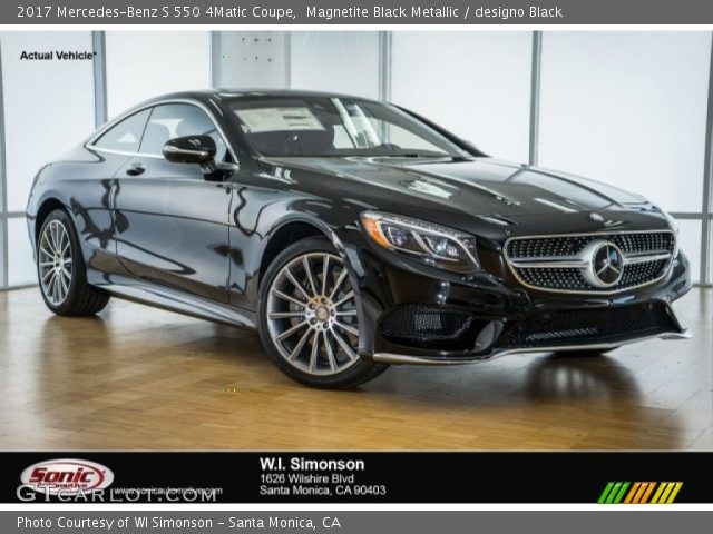 2017 Mercedes-Benz S 550 4Matic Coupe in Magnetite Black Metallic