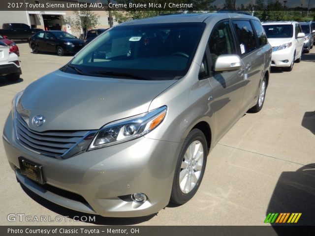 2017 Toyota Sienna Limited AWD in Creme Brulee Mica