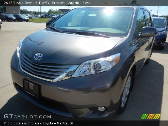 2017 Toyota Sienna XLE AWD in Predawn Gray Mica