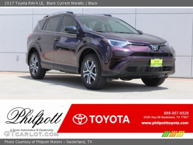 2017 Toyota RAV4 LE in Black Current Metallic