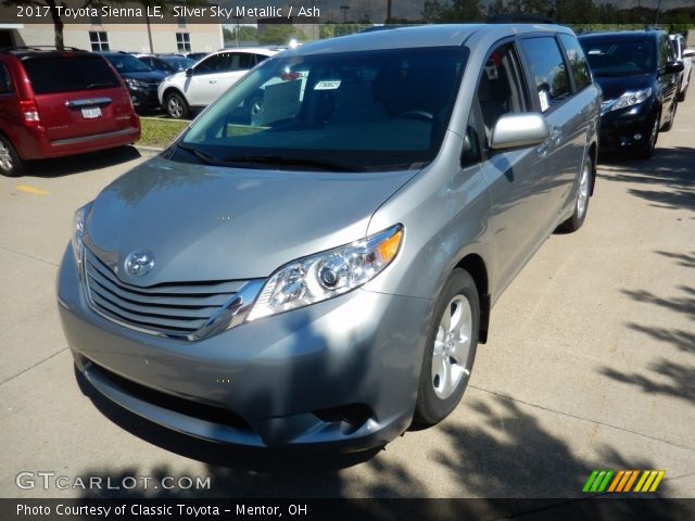 2017 Toyota Sienna LE in Silver Sky Metallic