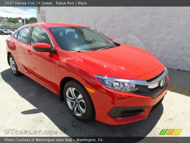 2017 Honda Civic LX Sedan in Rallye Red