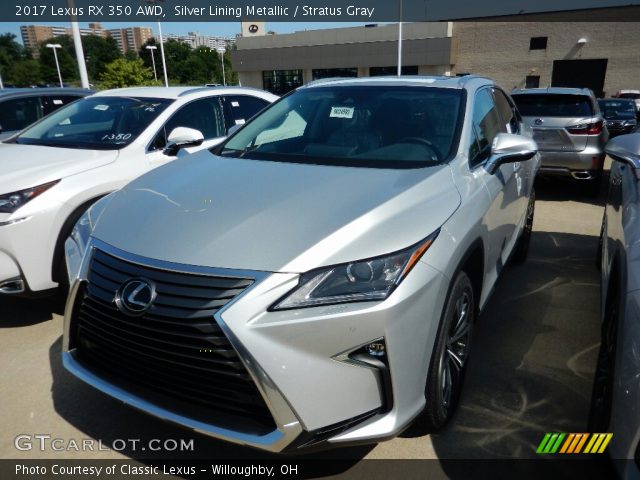 2017 Lexus RX 350 AWD in Silver Lining Metallic