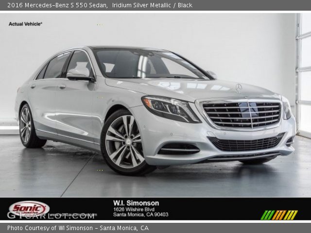 2016 Mercedes-Benz S 550 Sedan in Iridium Silver Metallic