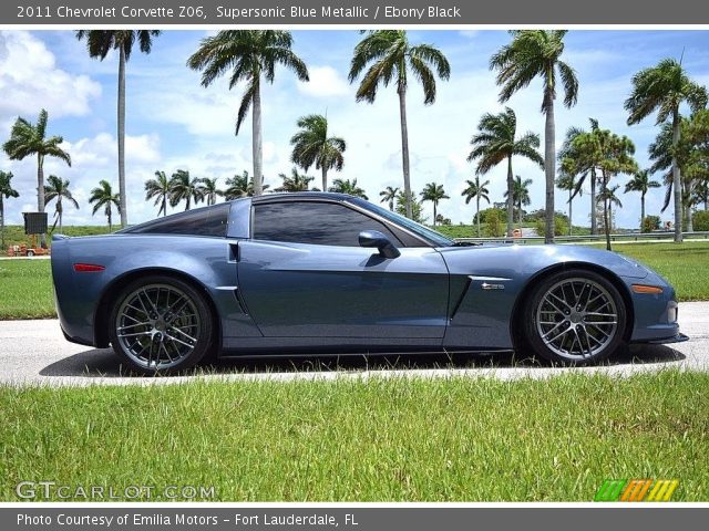 2011 Chevrolet Corvette Z06 in Supersonic Blue Metallic